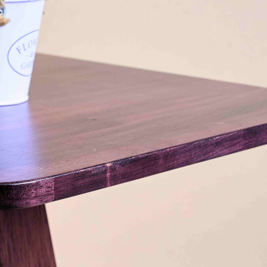 Solid Wood Square End Table - Rose Wood - Wood Trendz