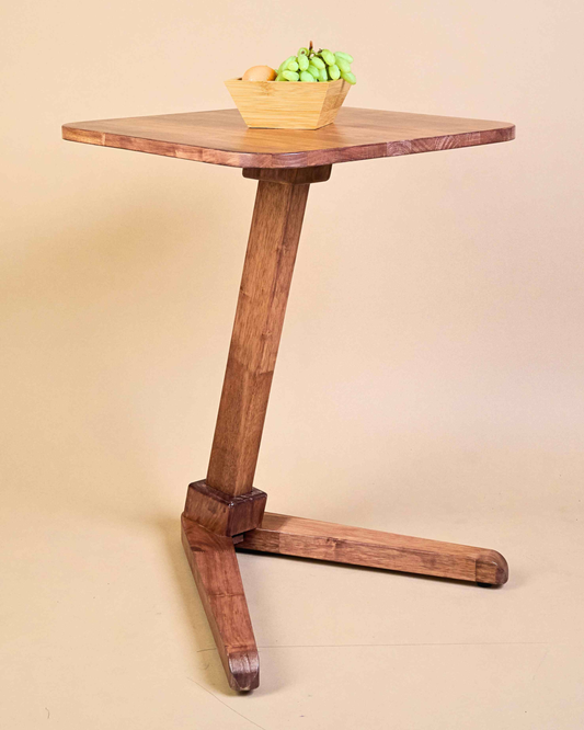 Solid Wood Square End Table - Teak - Wood Trendz