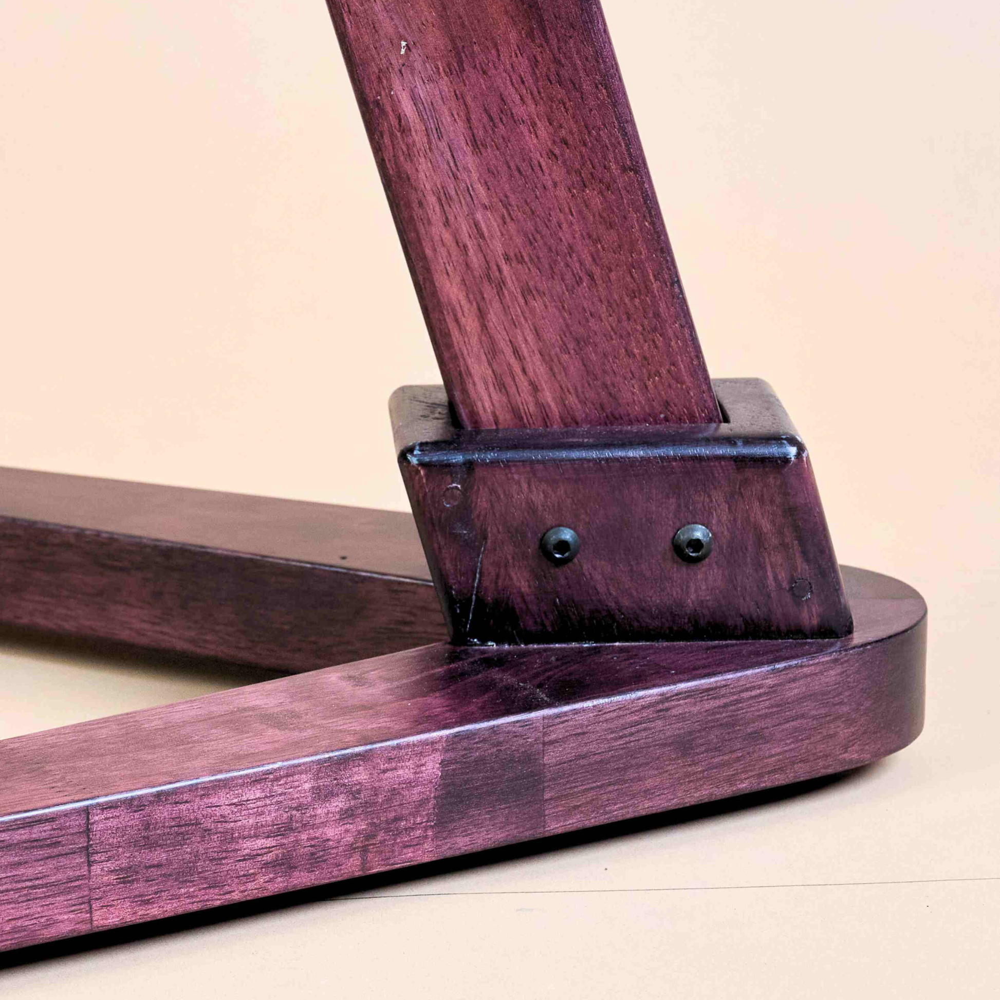 Solid Wood Square End Table - Rose Wood - Wood Trendz