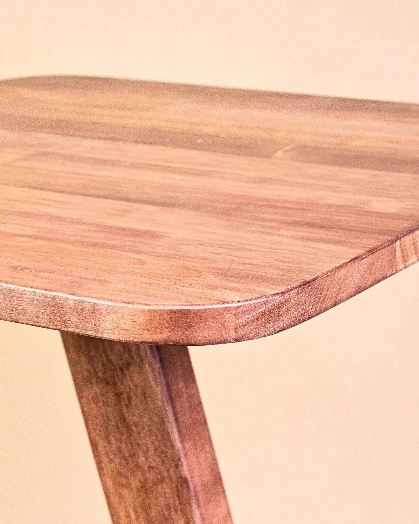 Solid Wood Square End Table - Teak - Wood Trendz