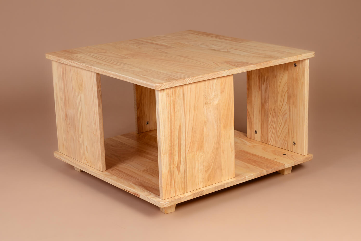 Homestead Square Coffee Table - Natural - Wood Trendz