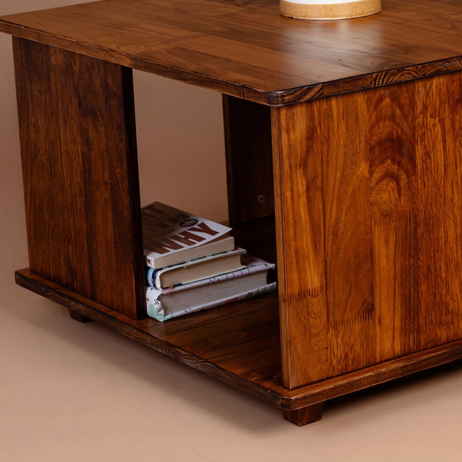 Homestead Square Coffee Table - Walnut - Wood Trendz
