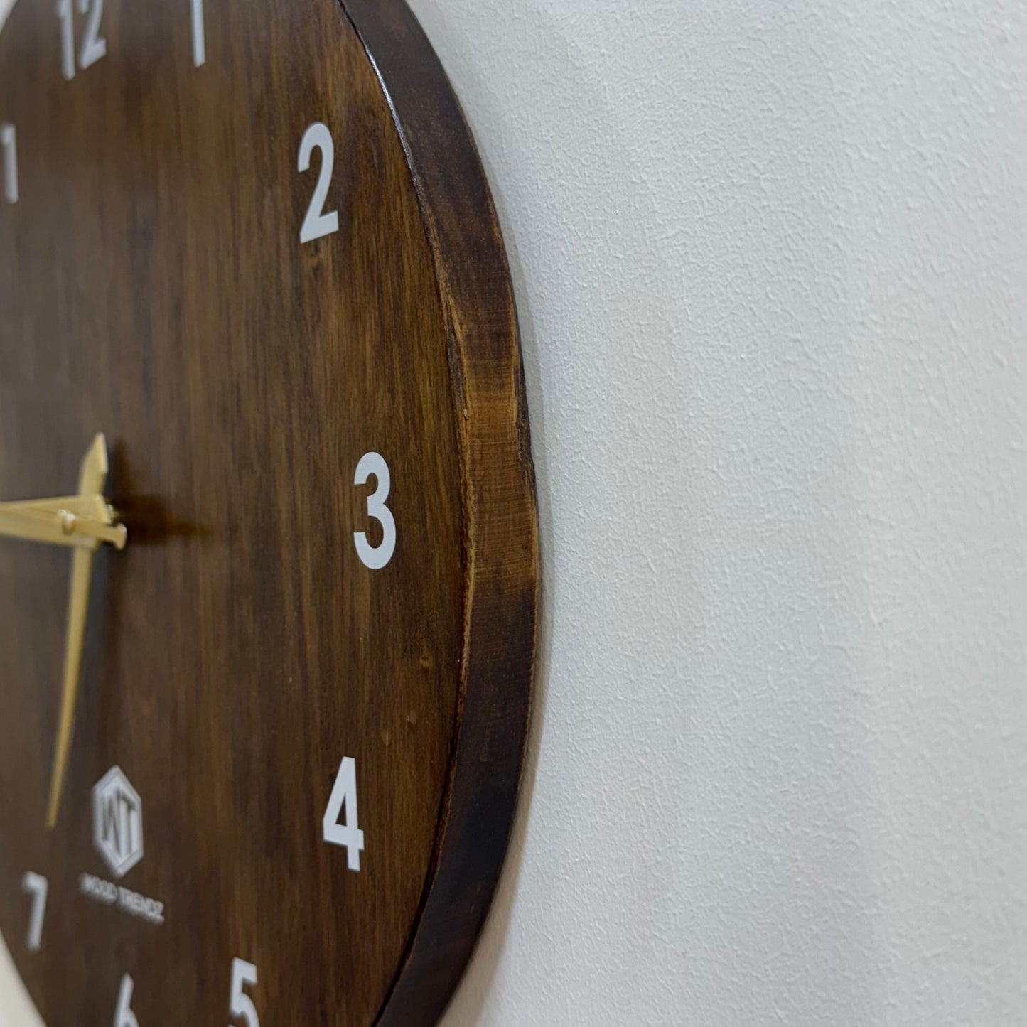 Round Wall Clock – Wooden Wall Clock for Home & Office