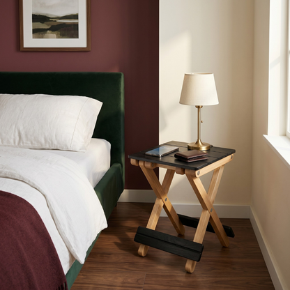Foldable Compact Wood Stool: Stylish and Practical Seating Solution