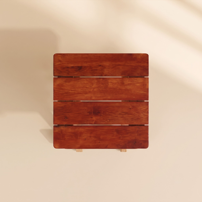 Foldable Compact Wood Stool: Stylish and Practical Seating Solution