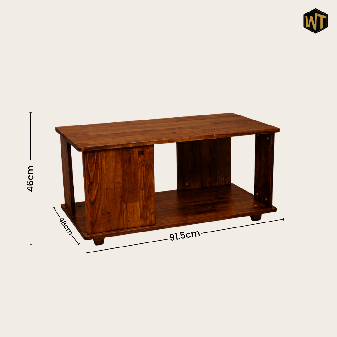 Rectangular Retreat Coffee Table - Walnut