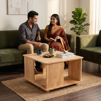 Homestead Square Coffee Table - Natural