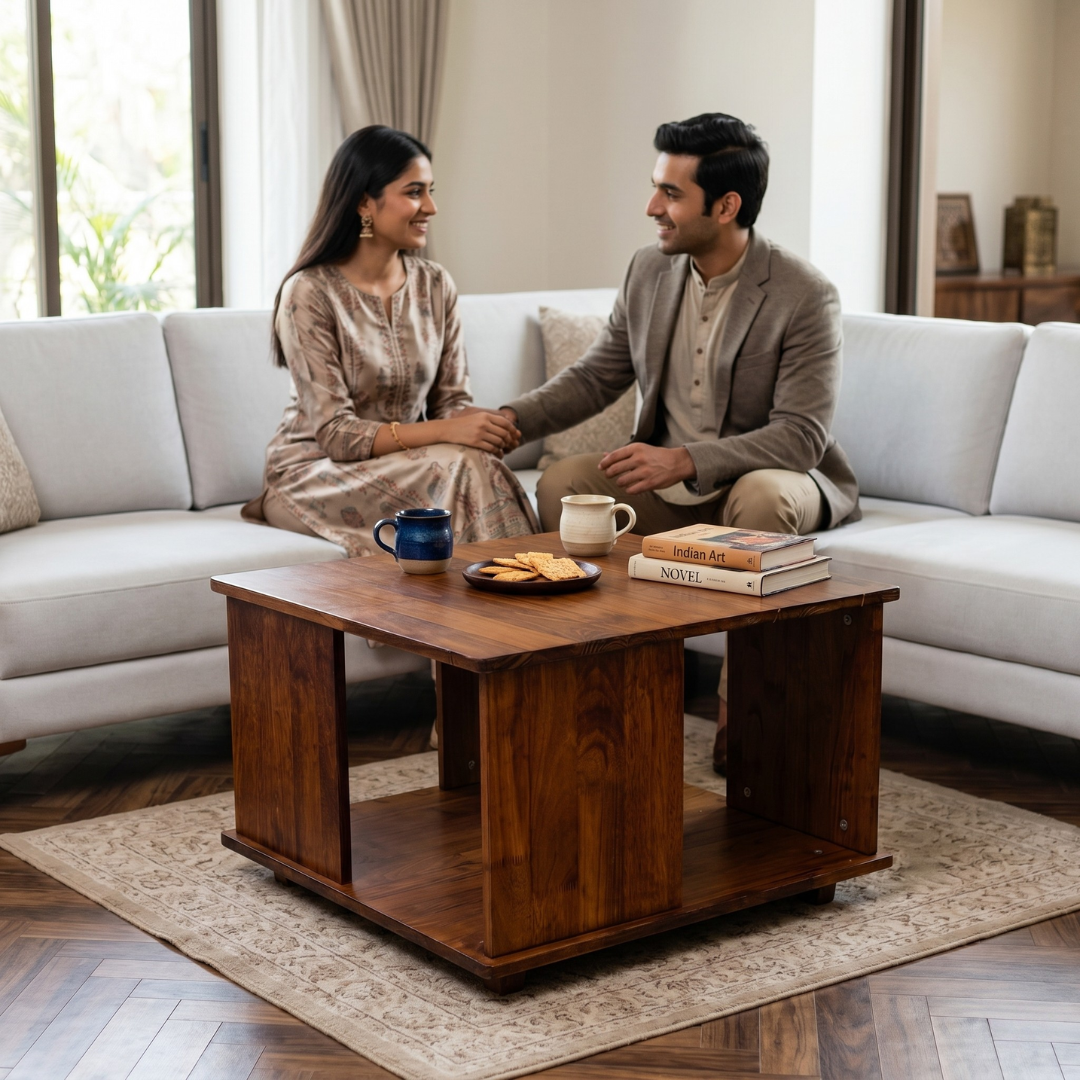 Homestead Square Coffee Table - Walnut