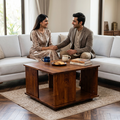 Homestead Square Coffee Table - Walnut