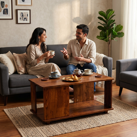Rectangular Retreat Coffee Table - Walnut