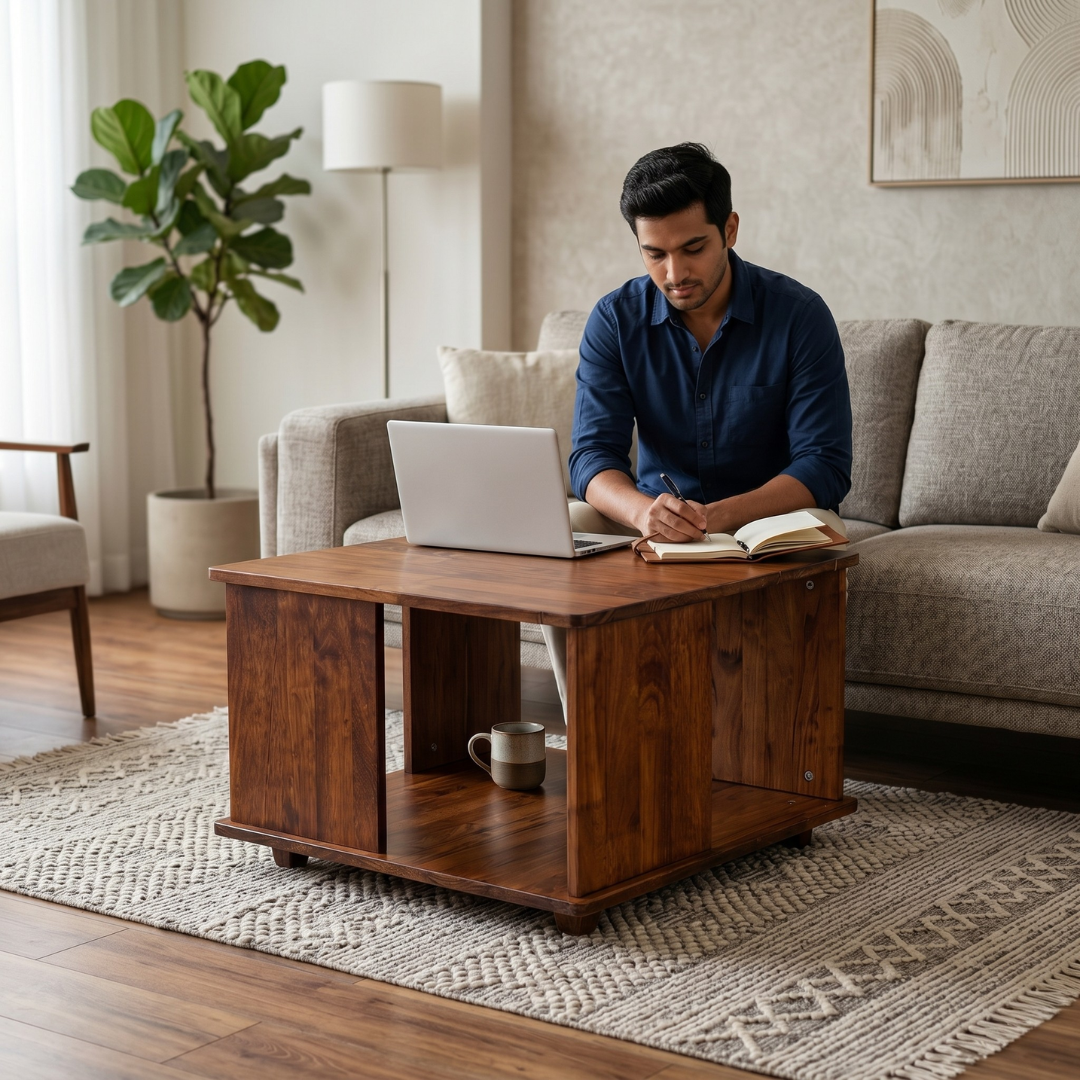 Homestead Square Coffee Table - Walnut