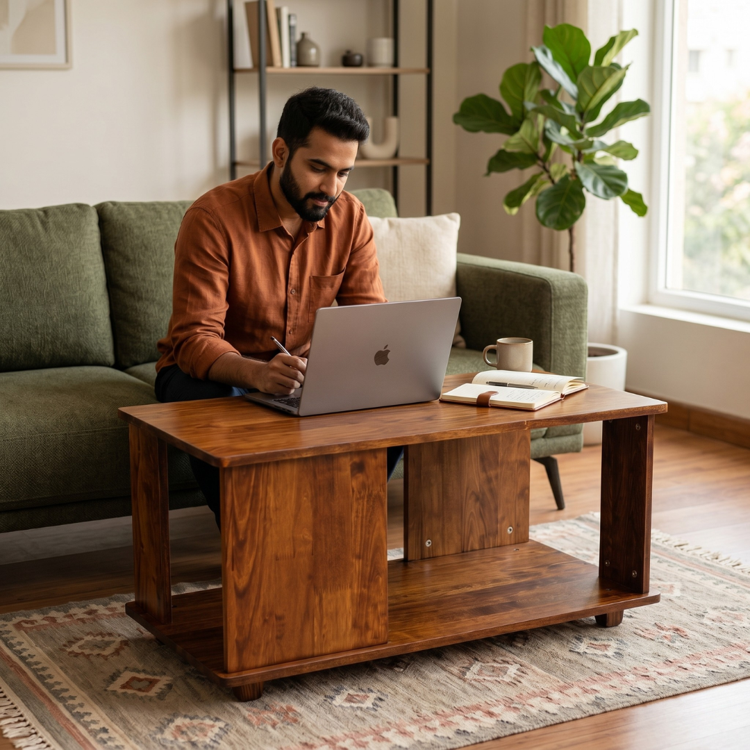 Rectangular Retreat Coffee Table - Walnut