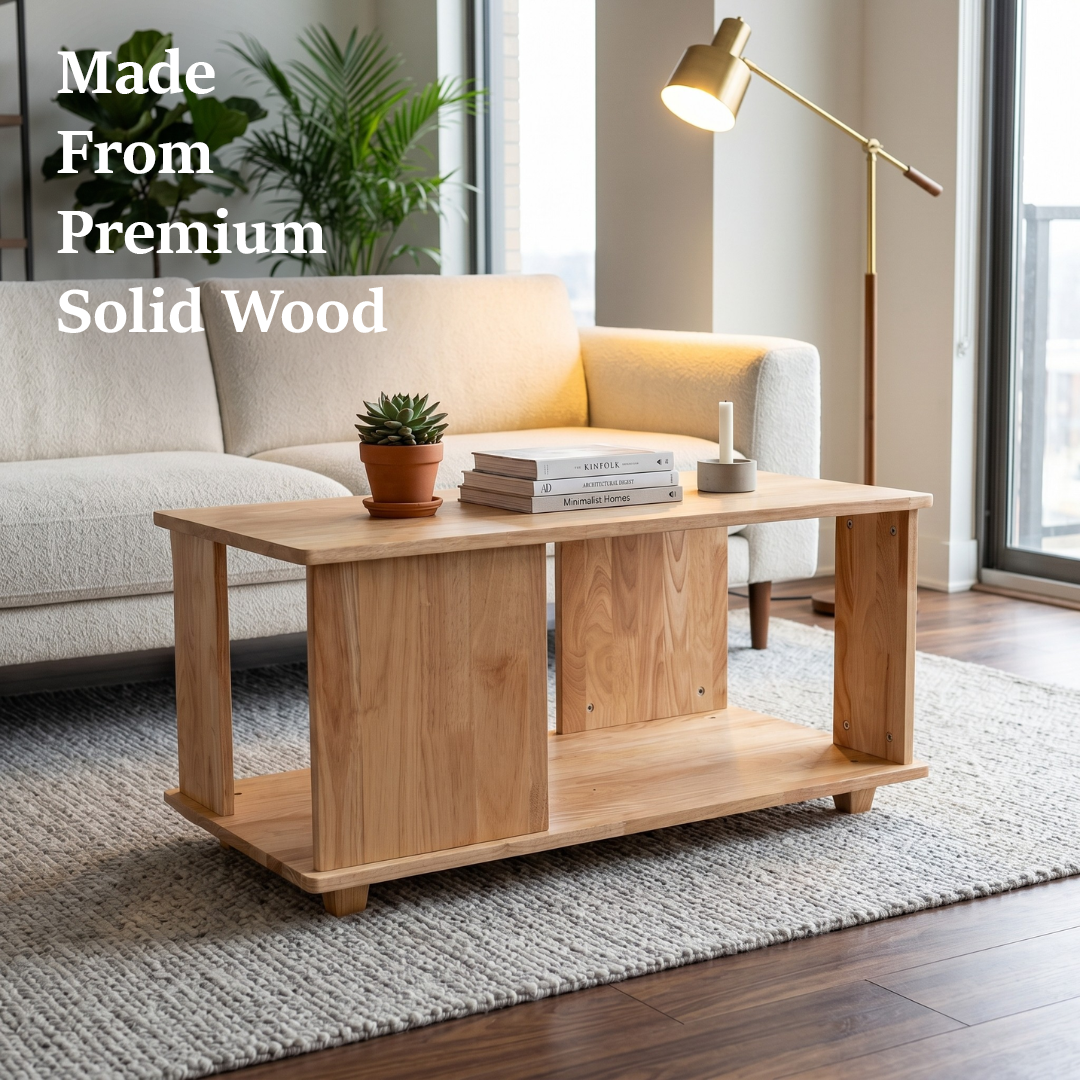 Rectangular Retreat Coffee Table - Natural