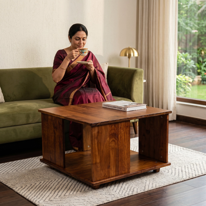 Homestead Square Coffee Table - Walnut