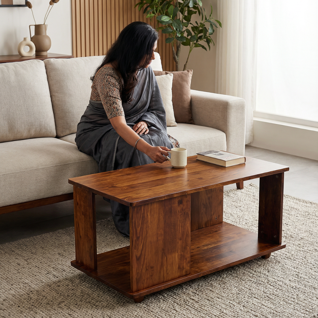 Rectangular Retreat Coffee Table - Walnut