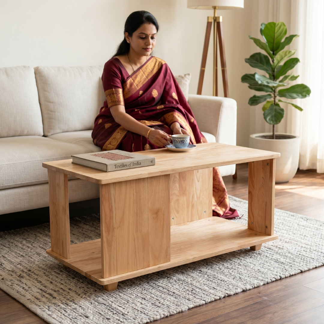 Rectangular Retreat Coffee Table - Natural