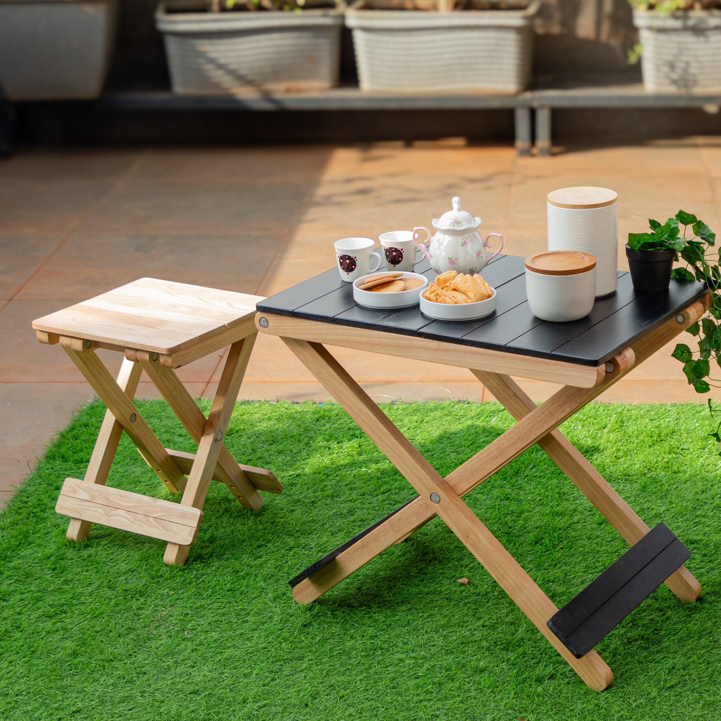 Small wooden folding table sale