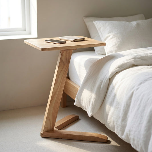 Solid Rubberwood Mini End Table Natural, solid rubberwood | WoodTrendz