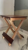 foldable compact wood stool