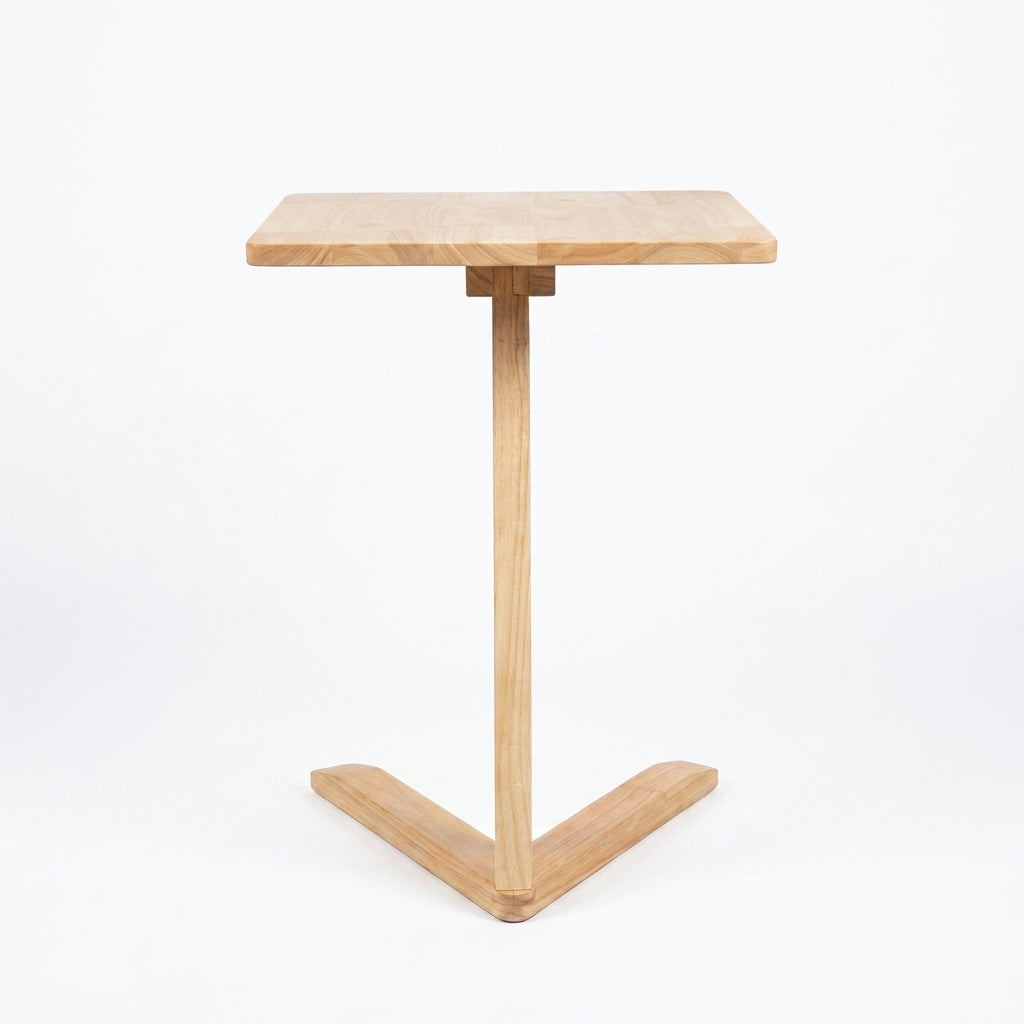 Solid Rubberwood Mini End Table Natural, solid rubberwood | WoodTrendz